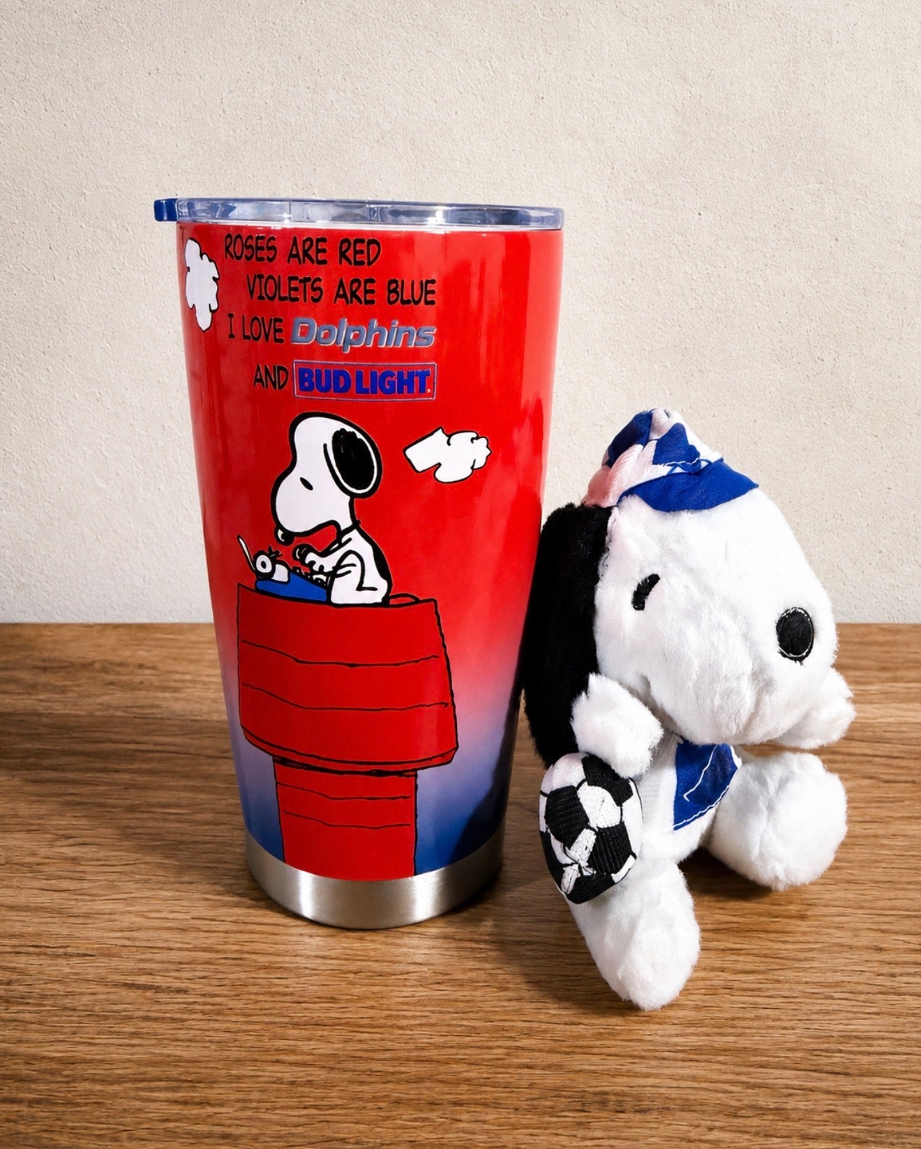 Combo Snoopy Argentina: Vaso Térmico 500 ml + Llavero de 12 cm