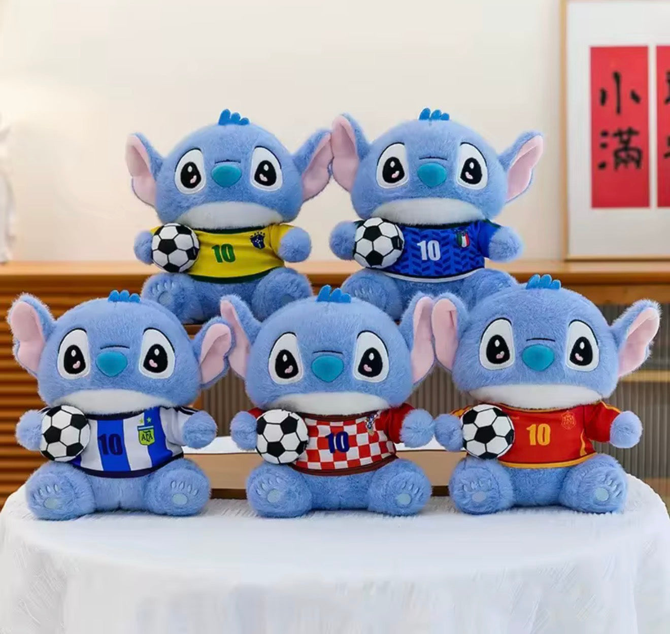 Peluche Stitch Futbolero – 25 cms