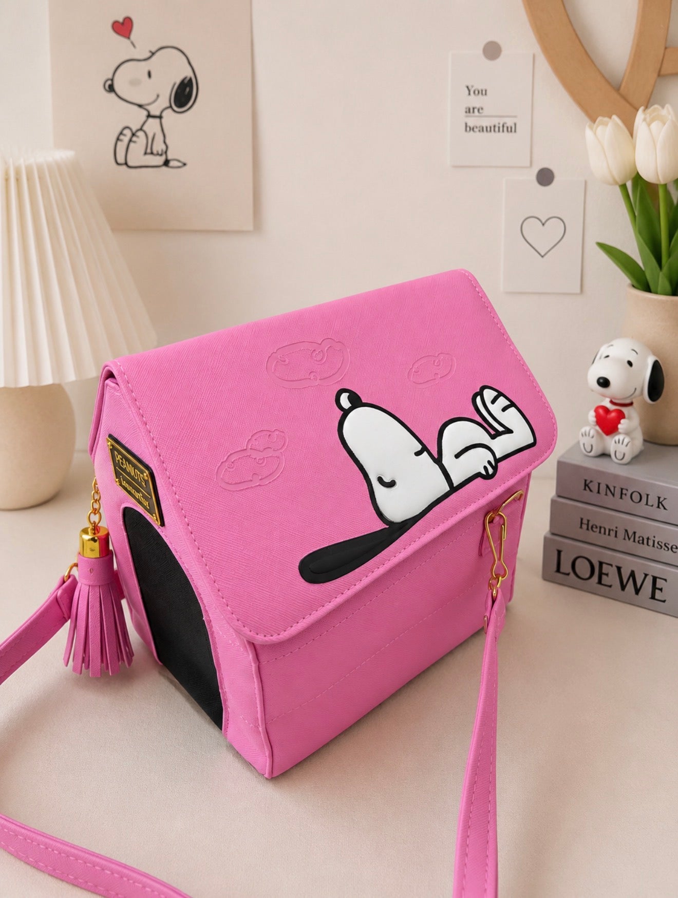 Cartera Snoopy Casa