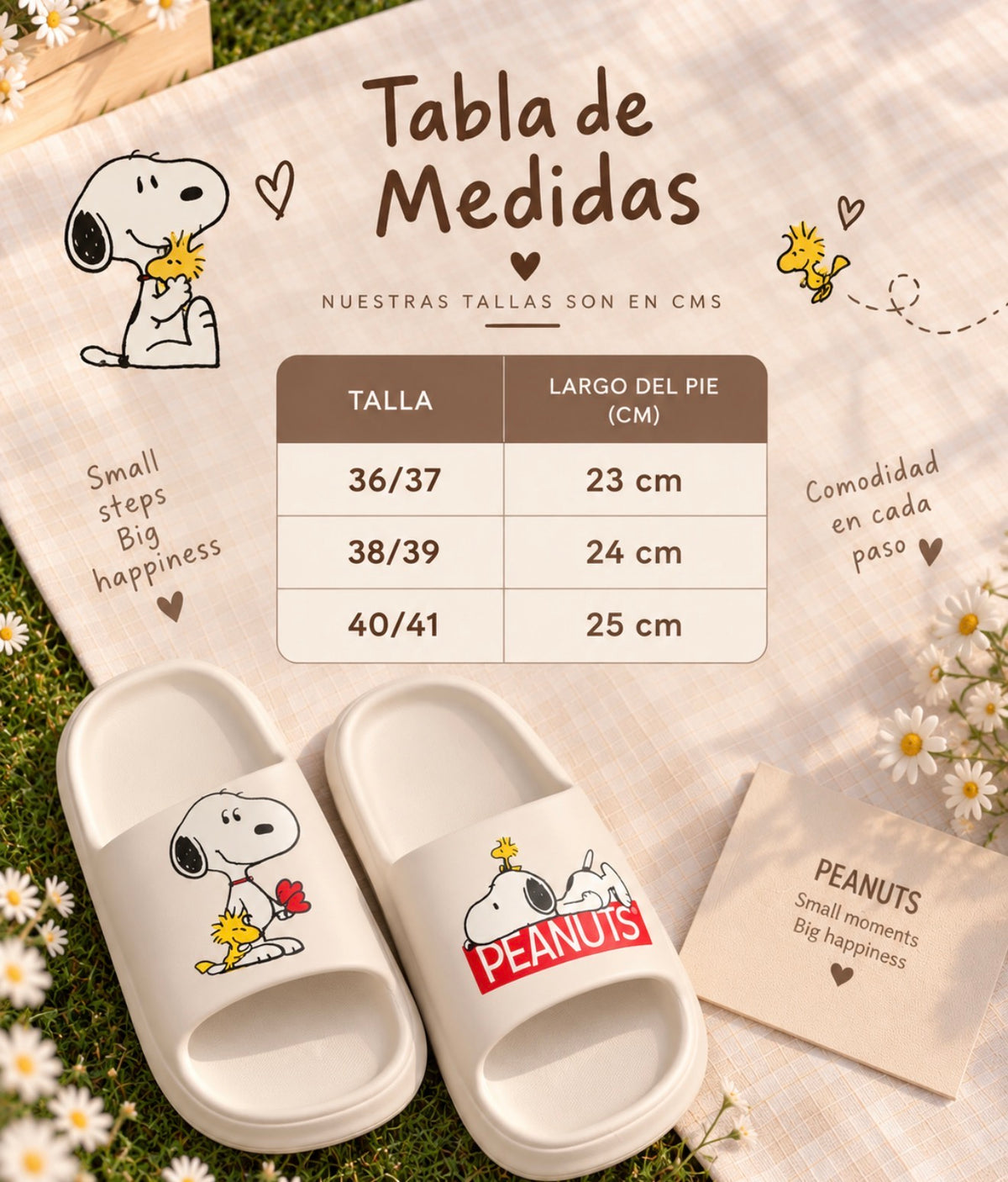 Sandalias Snoopy Peanuts