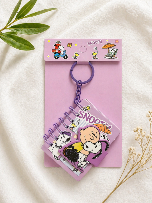 Llavero Libreta Kawaii Snoopy