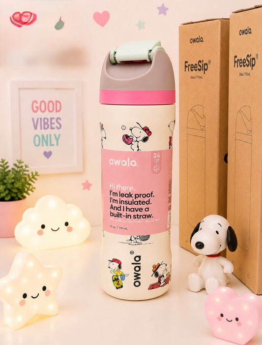 Termo Tipo Owala Snoopy 24 oz (710 ml)