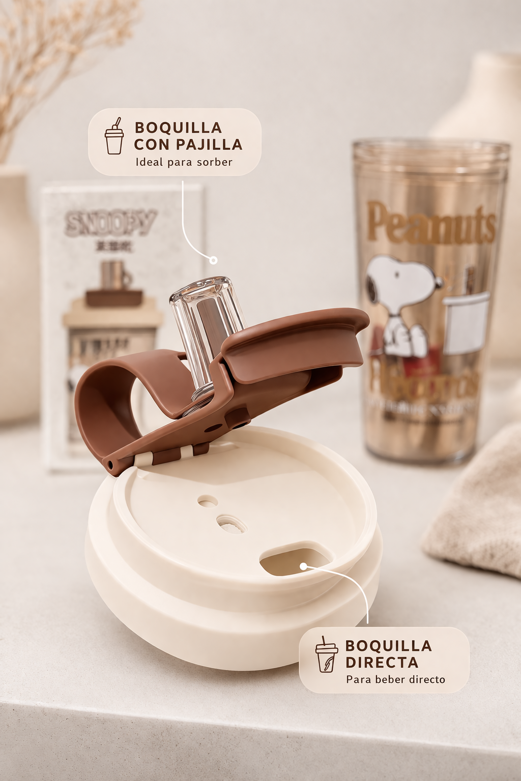🥤🐶 Vaso Snoopy “Peanuts” 550 ML