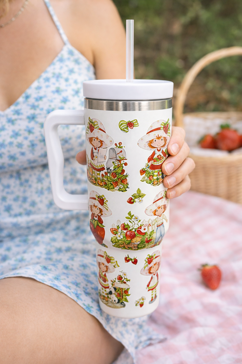 🥤🍓 Vasos térmicos Strawberry Shortcake
