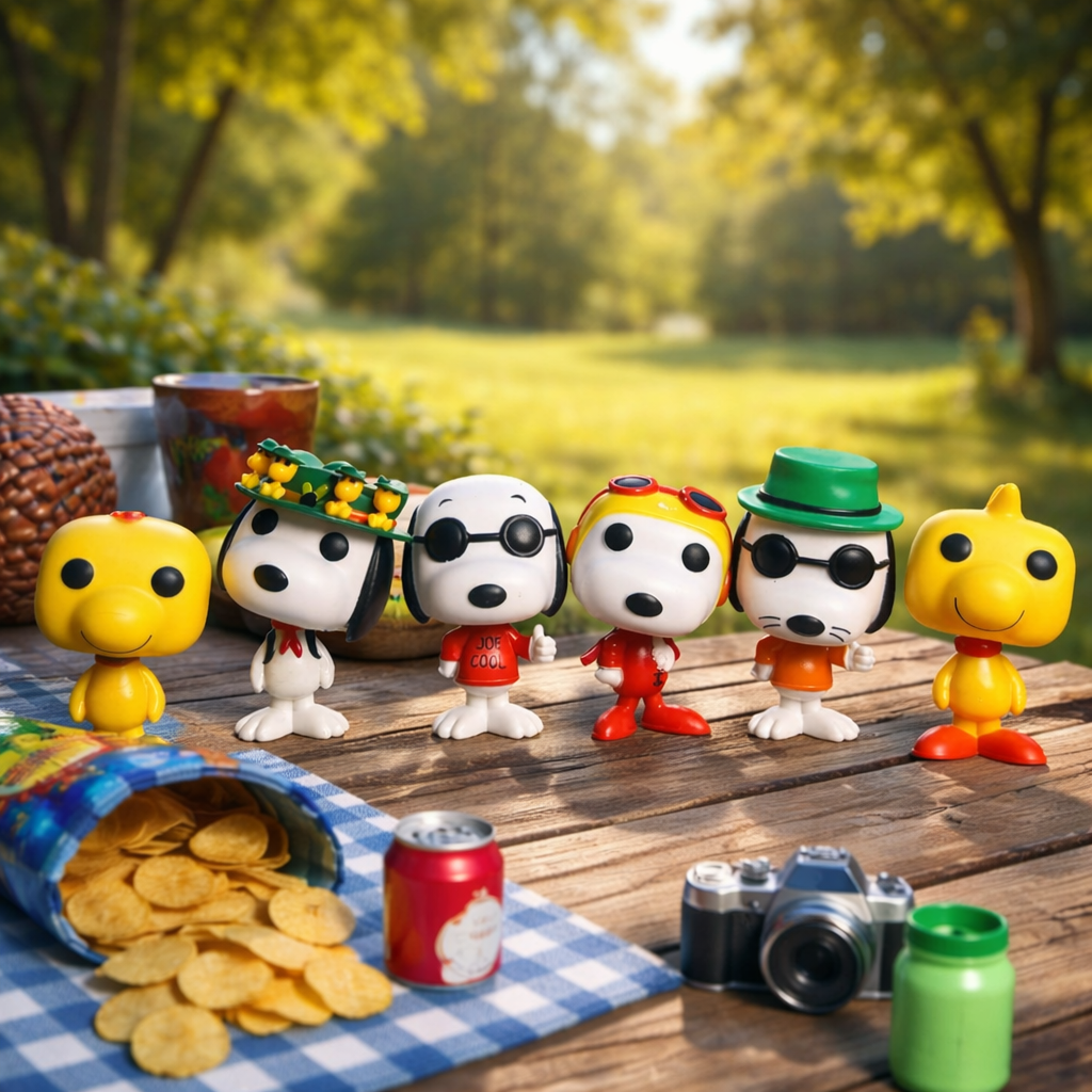 ✨ Figuras estilo Funko de Snoopy & Woodstock 🐶💛