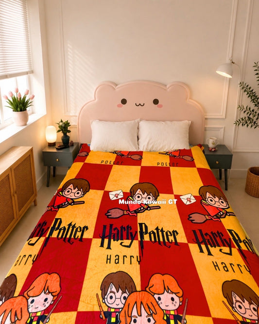 Frazada Matrimonial Harry Potter – Tela Coral