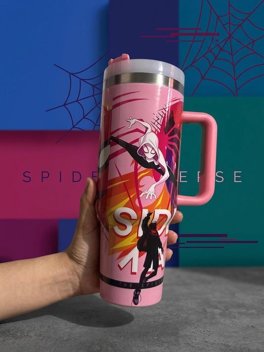 Vaso Térmico Spider-Man 1200 ml con Pajilla