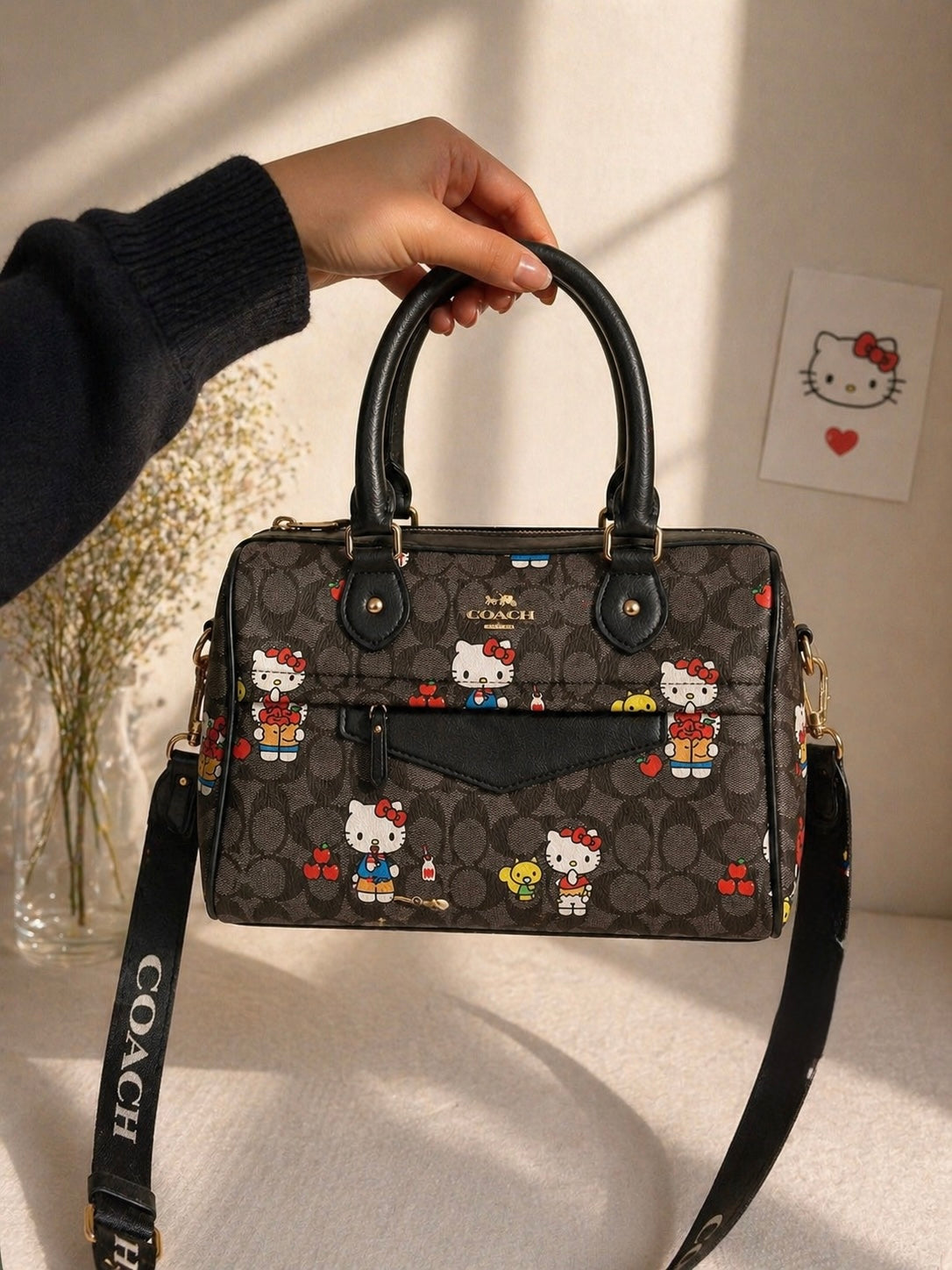 Cartera Kawaii Estilo Hello Kitty