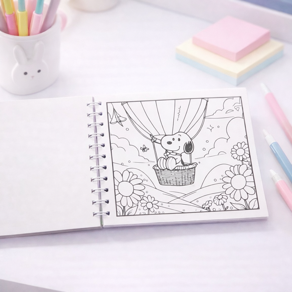 Libro para Colorear Snoopy