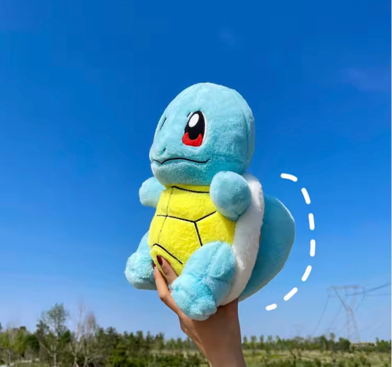 🐢 Peluche Squirtle Pokémon 30 cms