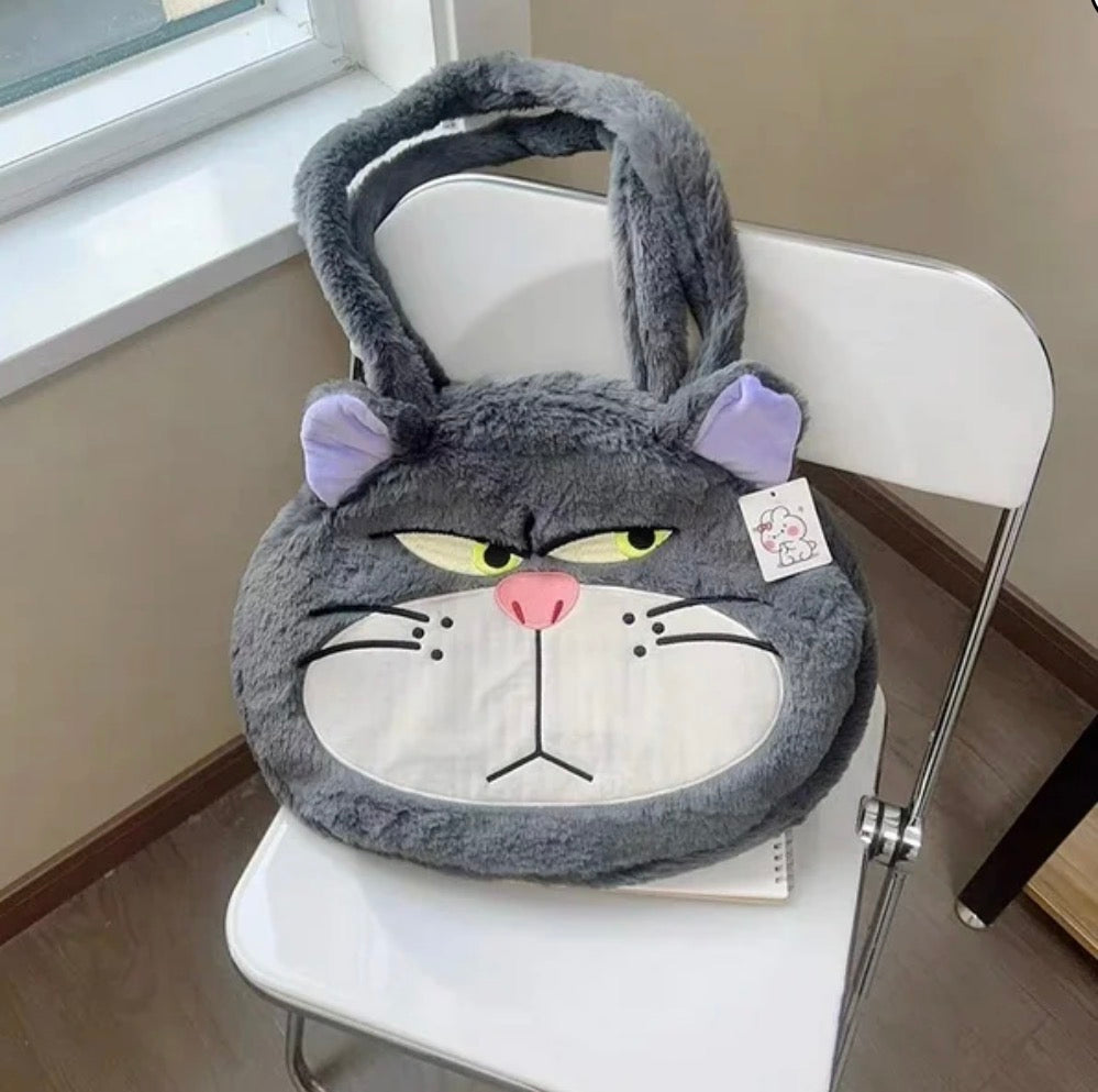 👜 Bolso de Peluche Gatito