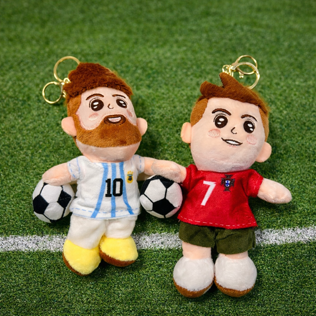 ✨ Llaveros de peluche futboleros ⚽💖