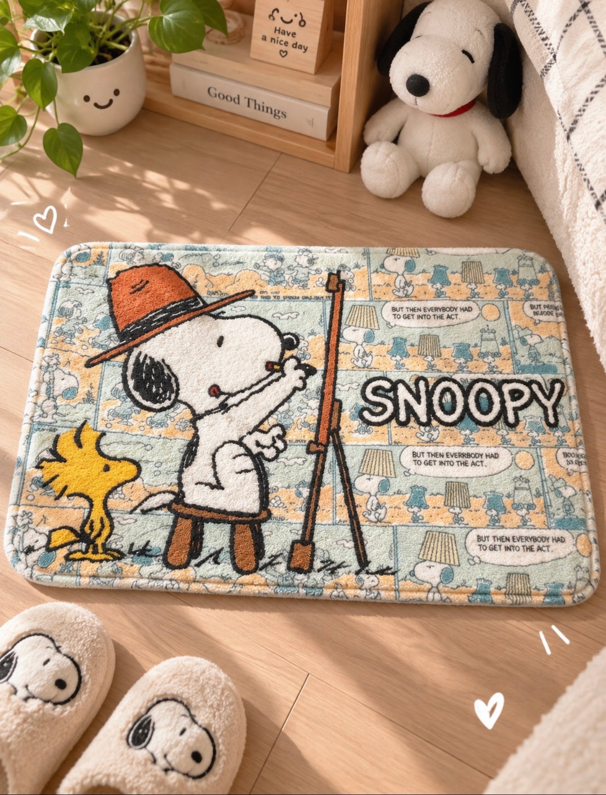 Alfombra Snoopy Kawaii 55 × 38 cm