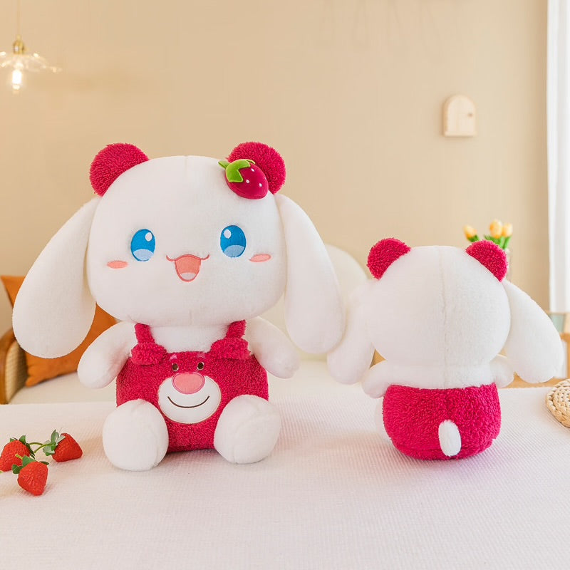 Peluche Cinnamoroll con Overol de Lotso 45 cm 🍓🐶💕