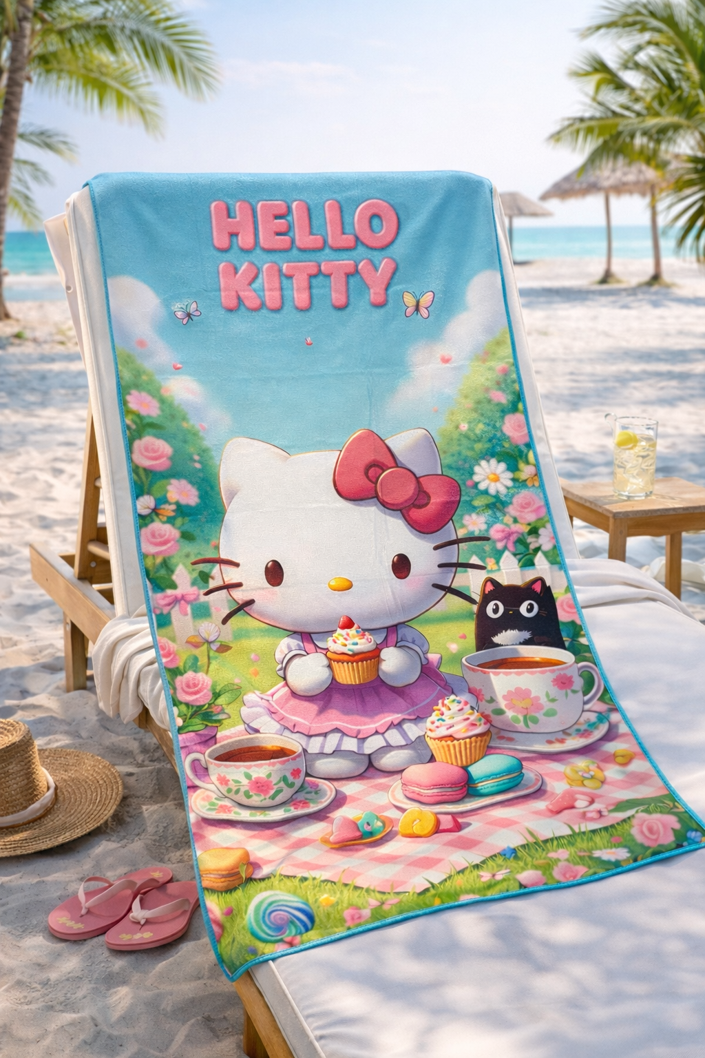 🧺 Toallas de microfibra Hello Kitty