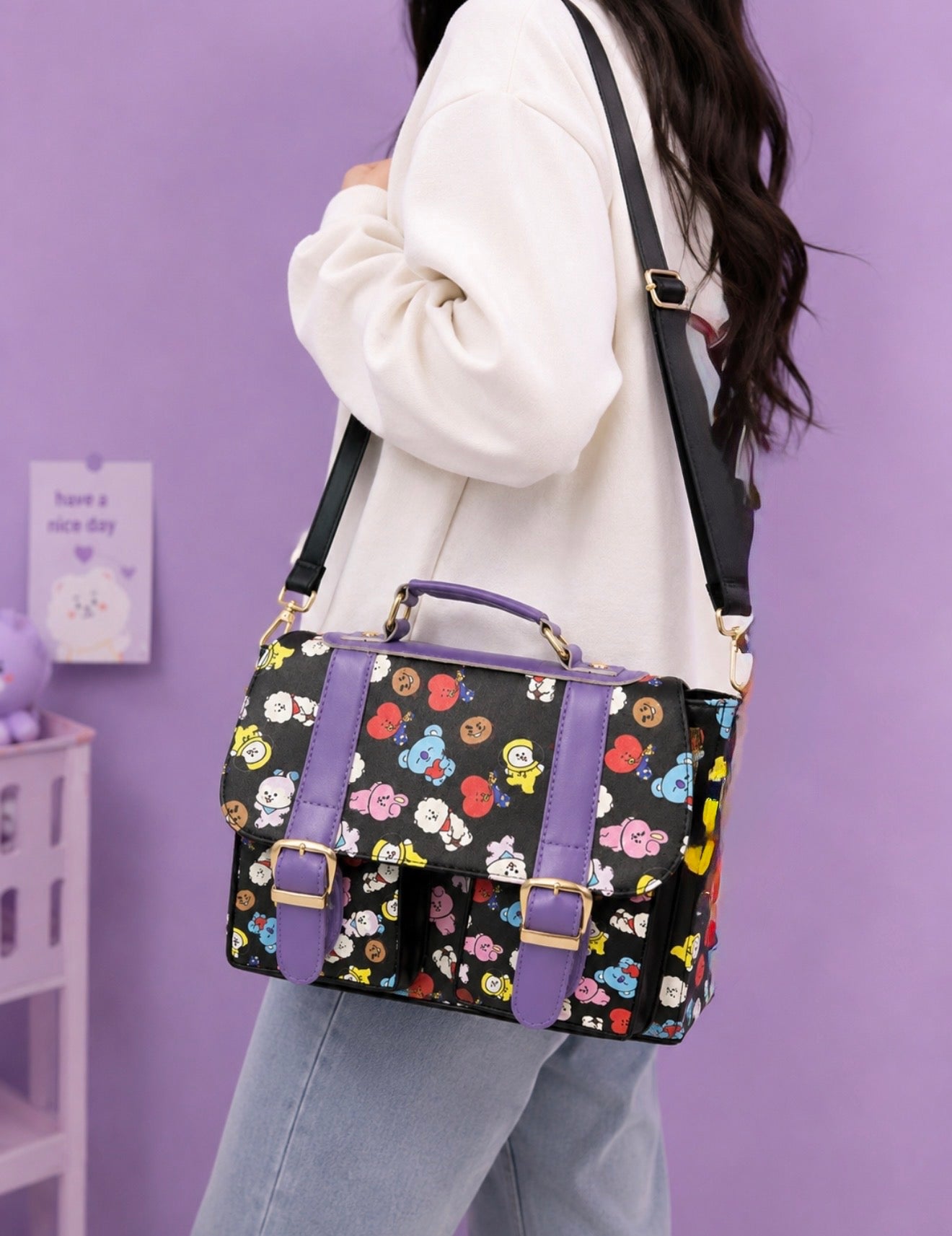 Cartera BT21 Style Crossbody