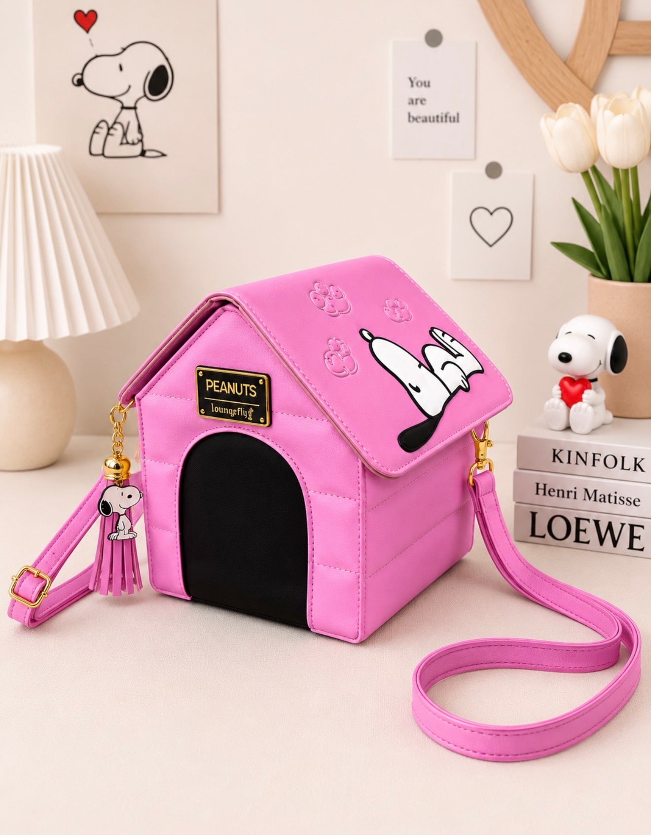 Cartera Snoopy Casa