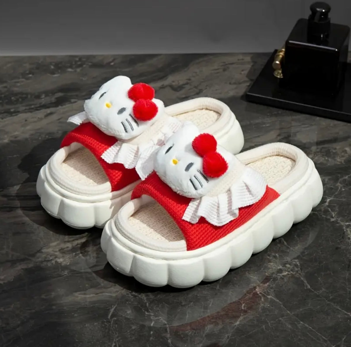 Pantuflas Kawaii Hello Kitty & Kuromi