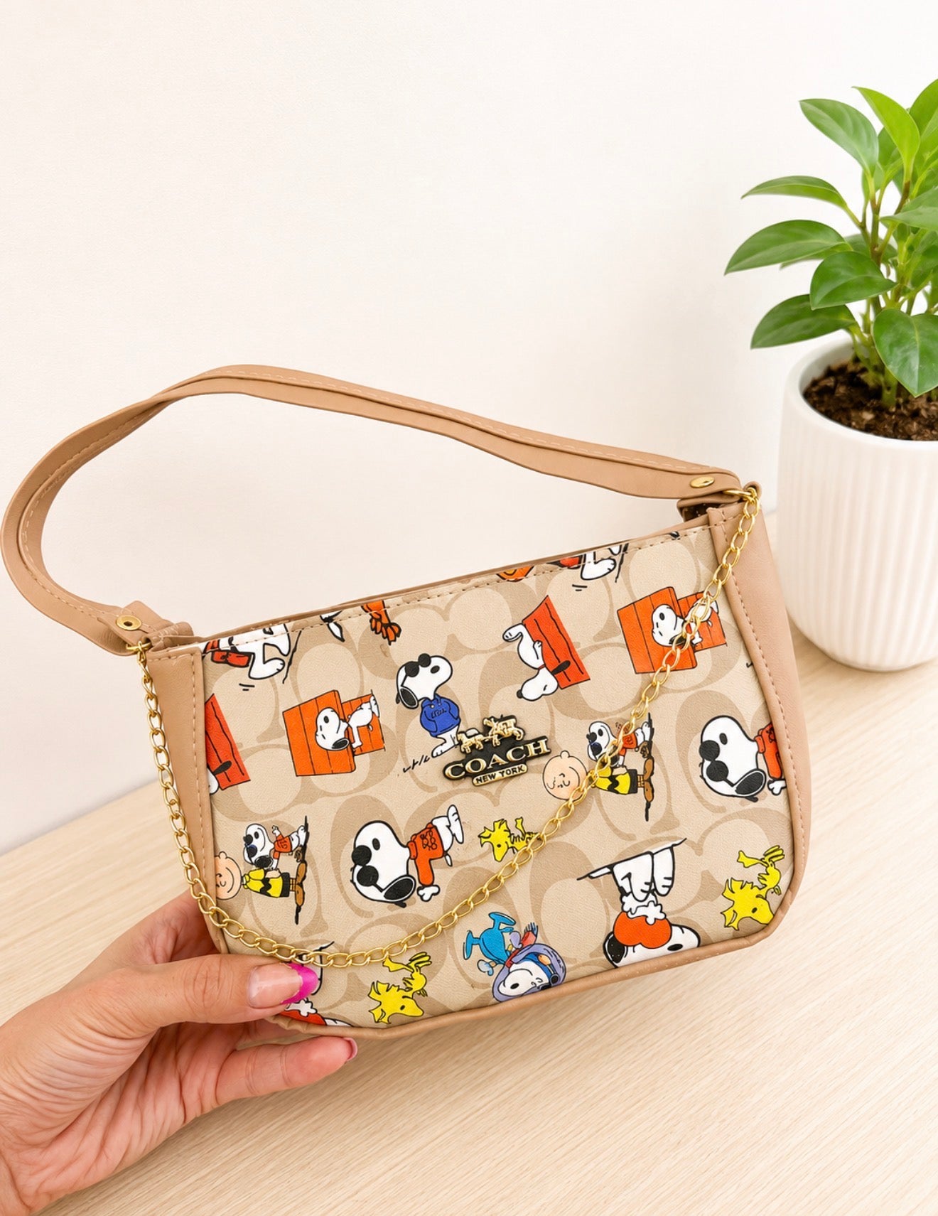 Bolso Baguette Snoopy