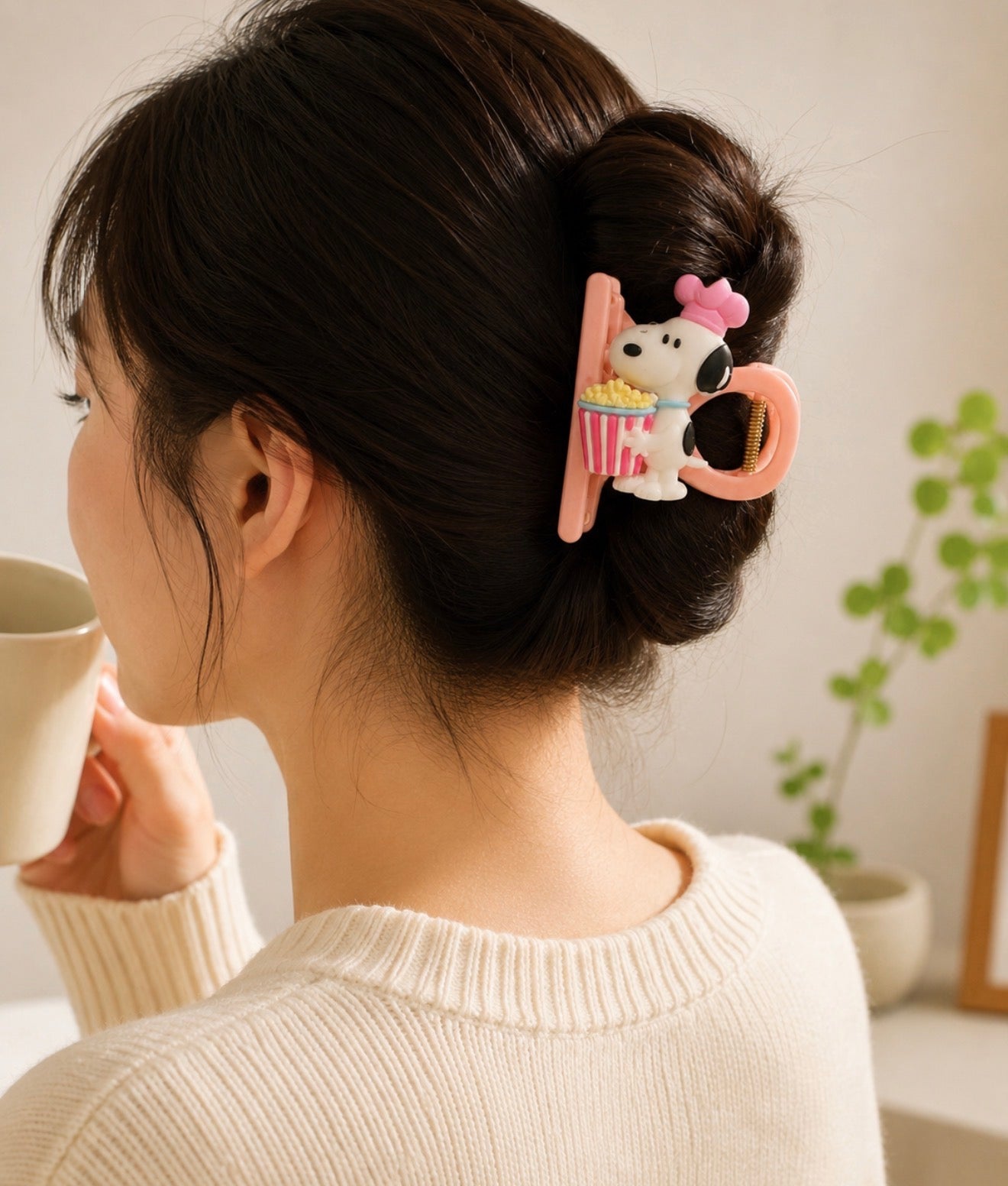 Gancho para Cabello Snoopy – Diseño Kawaii