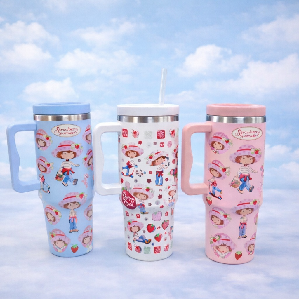 🥤🍓 Vasos térmicos Strawberry Shortcake