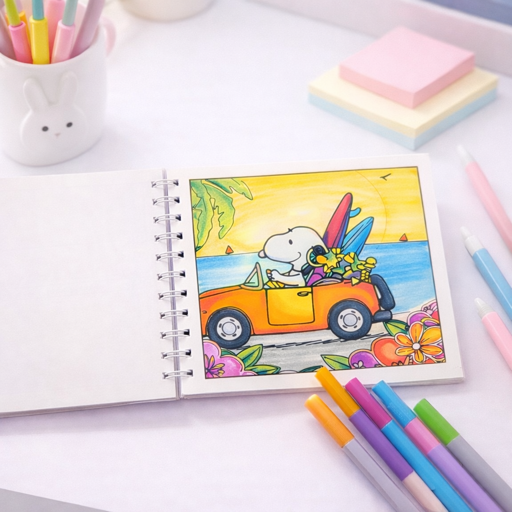 Libro para Colorear Snoopy