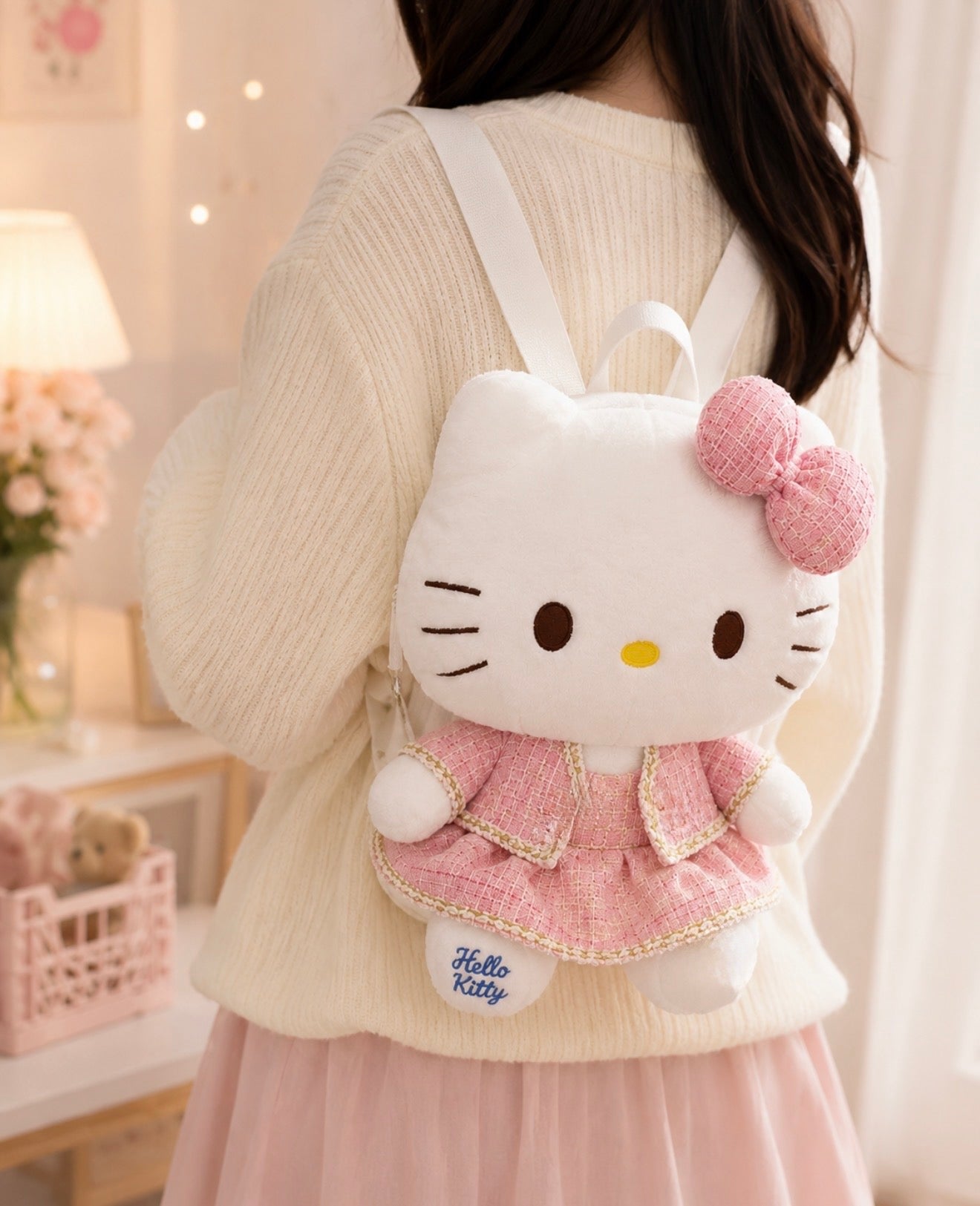 Mochila Peluche Hello Kitty Premium