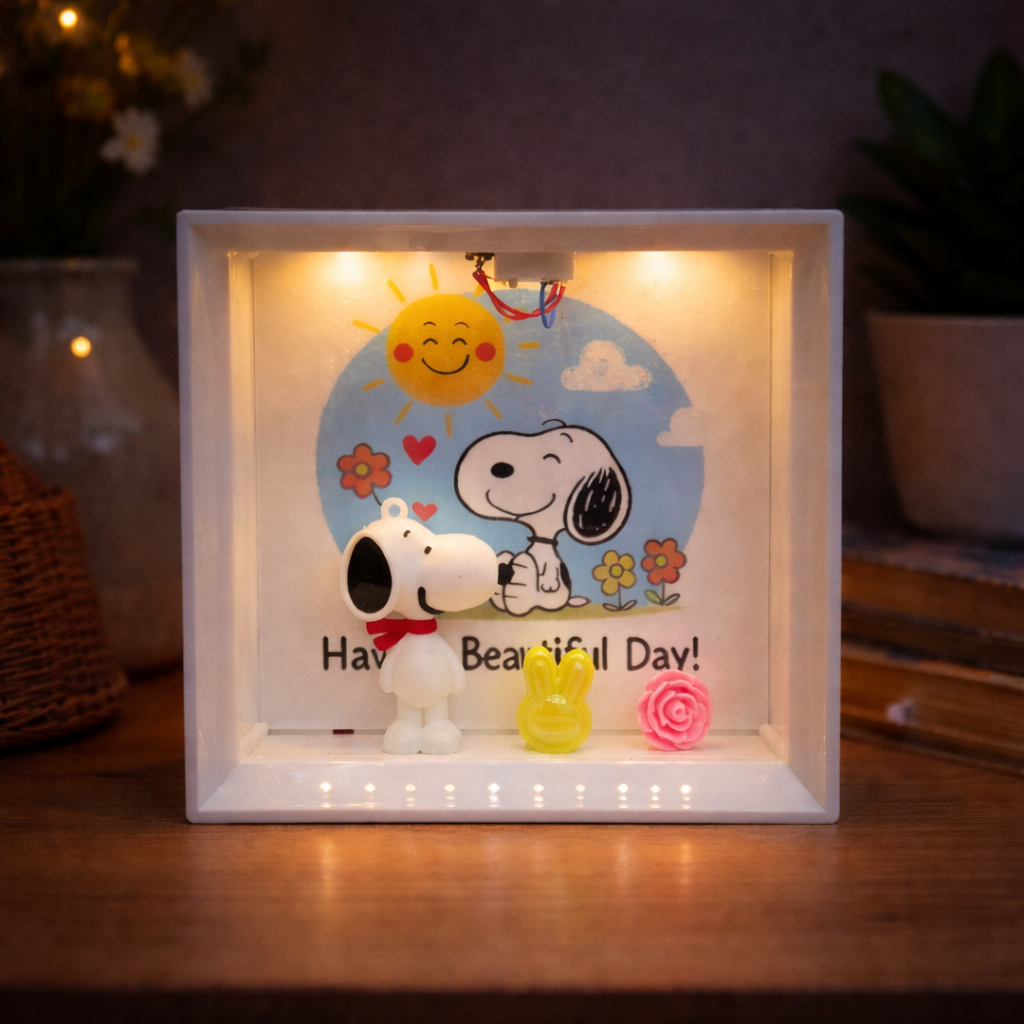 💡 Lámpara Decorativa Snoopy