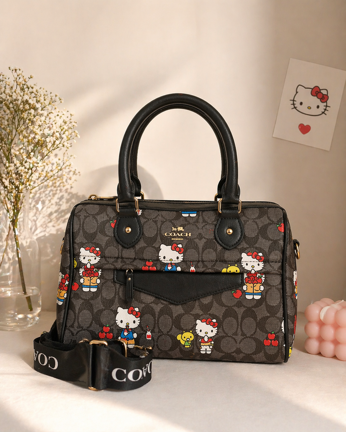 Cartera Kawaii Estilo Hello Kitty