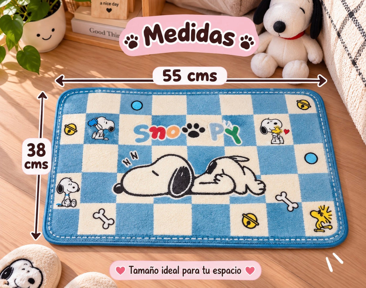 Alfombra Snoopy Kawaii 55 × 38 cm