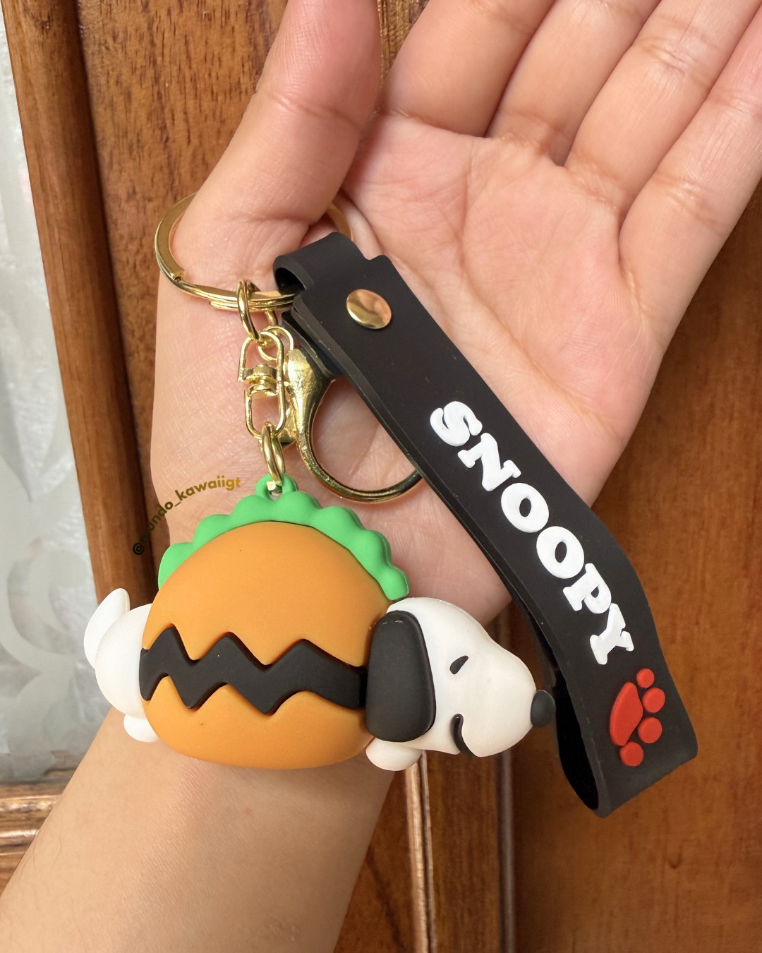 Llaveros Snoopy goma