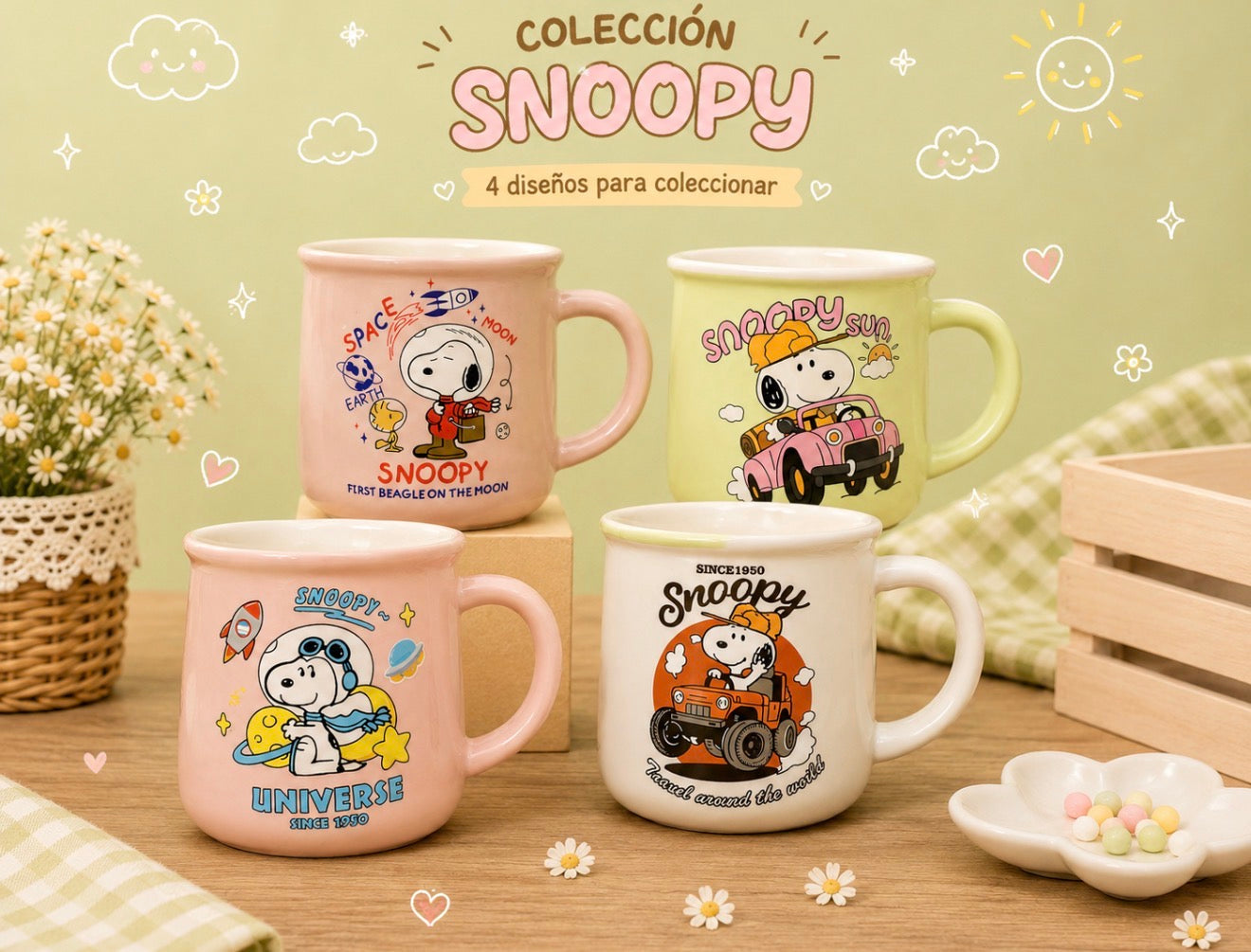 Tazas Snoopy Colección