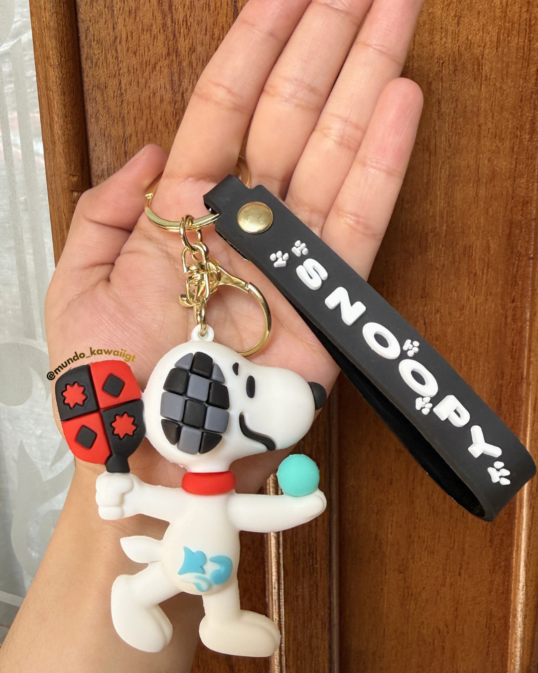 Llaveros Snoopy goma
