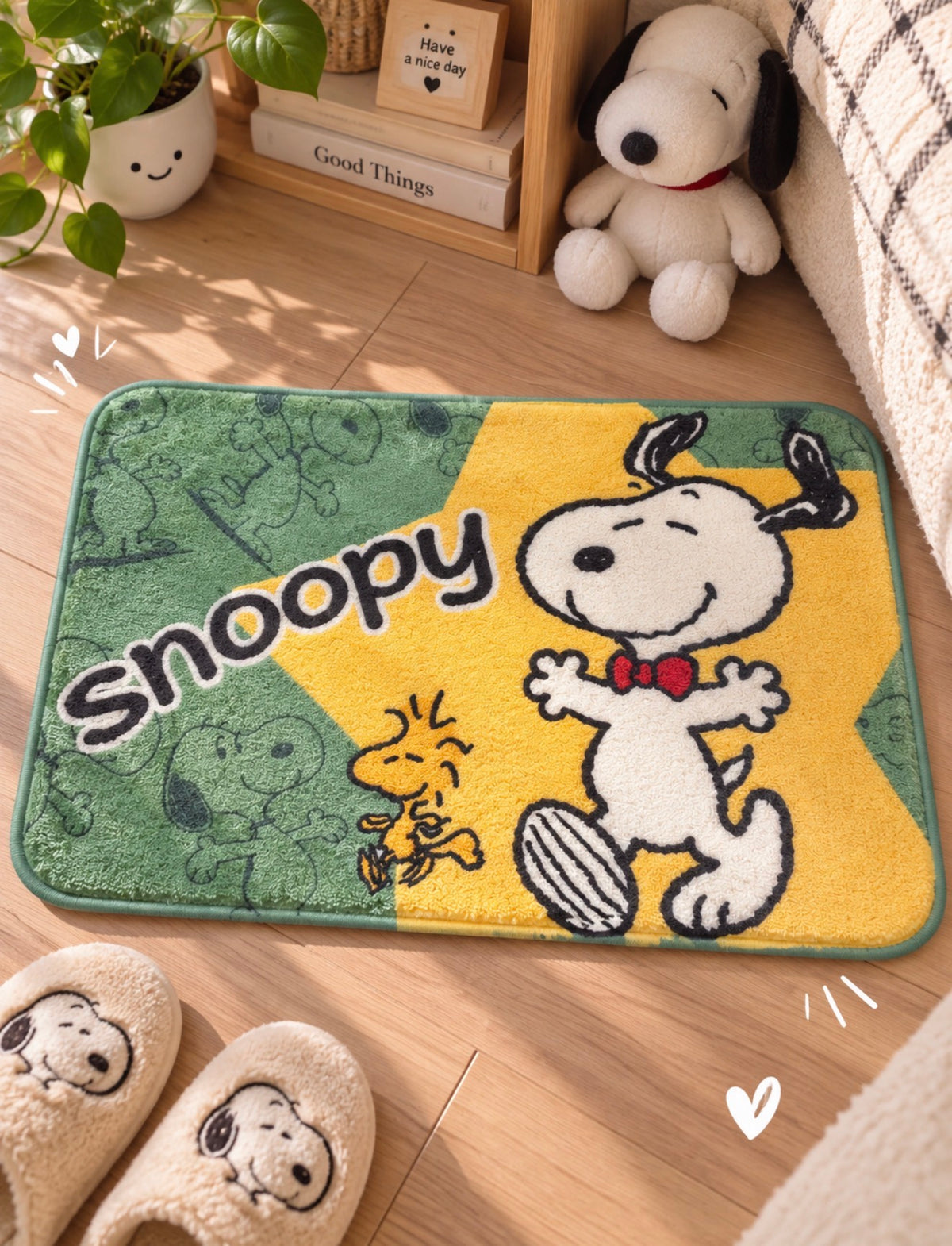 Alfombra Snoopy Kawaii 55 × 38 cm