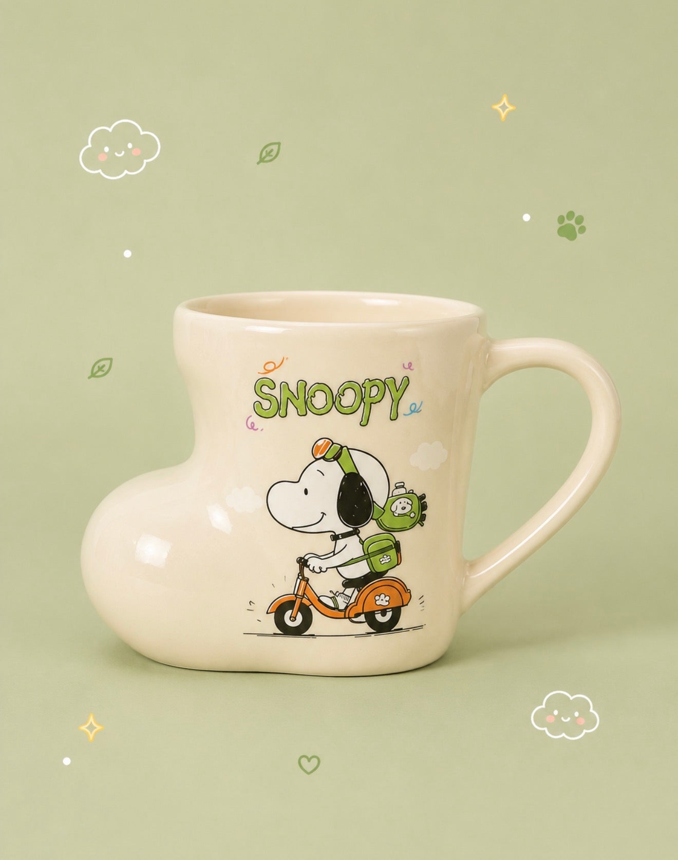 Tazas Snoopy Scooter