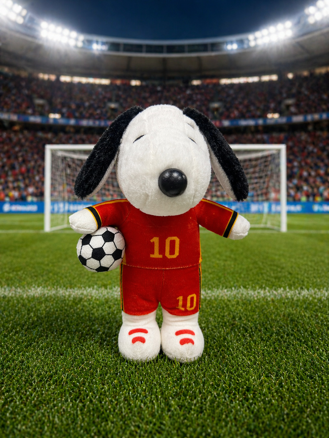 Peluche Snoopy Futbolero (23 cms)