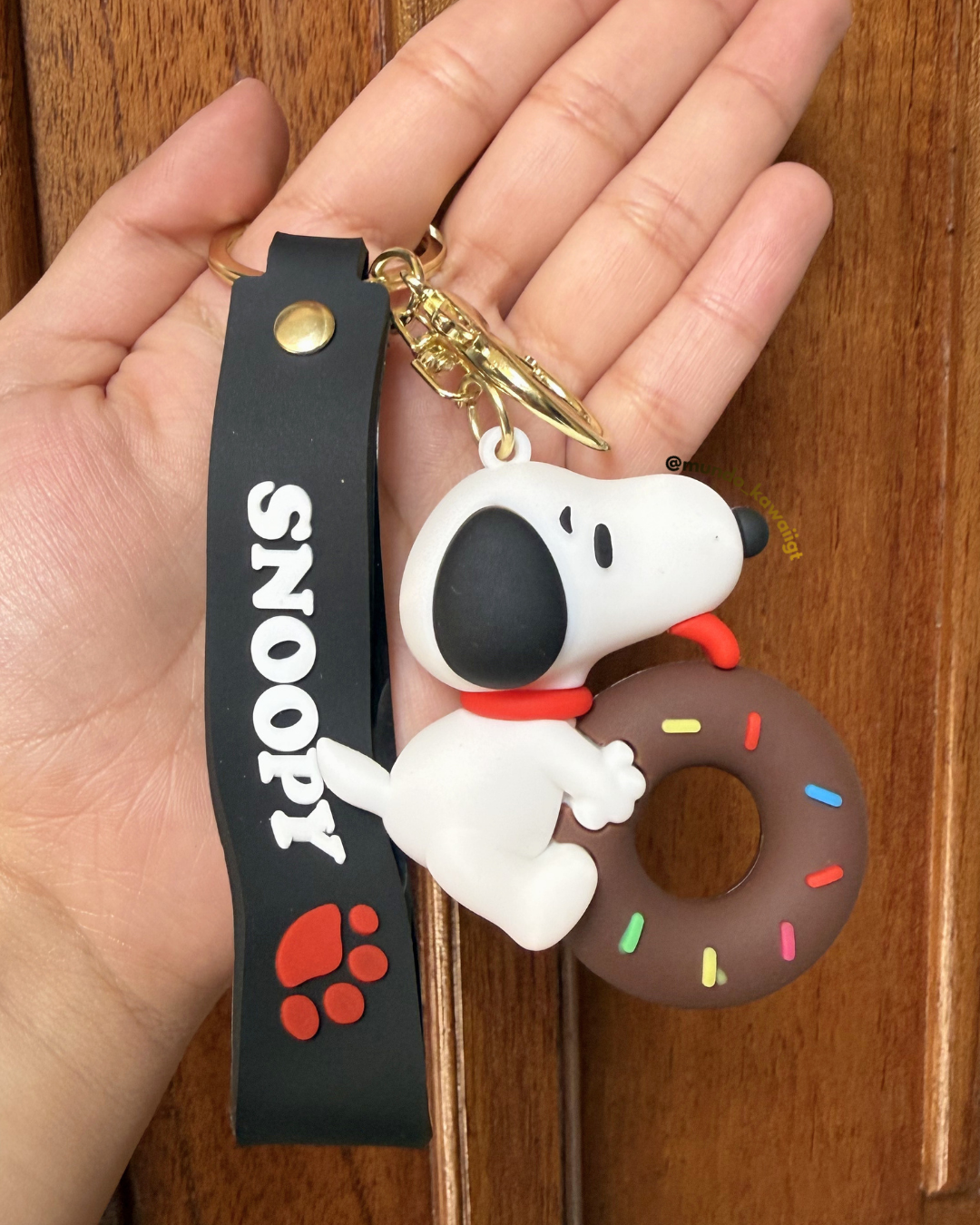 Llaveros Snoopy goma