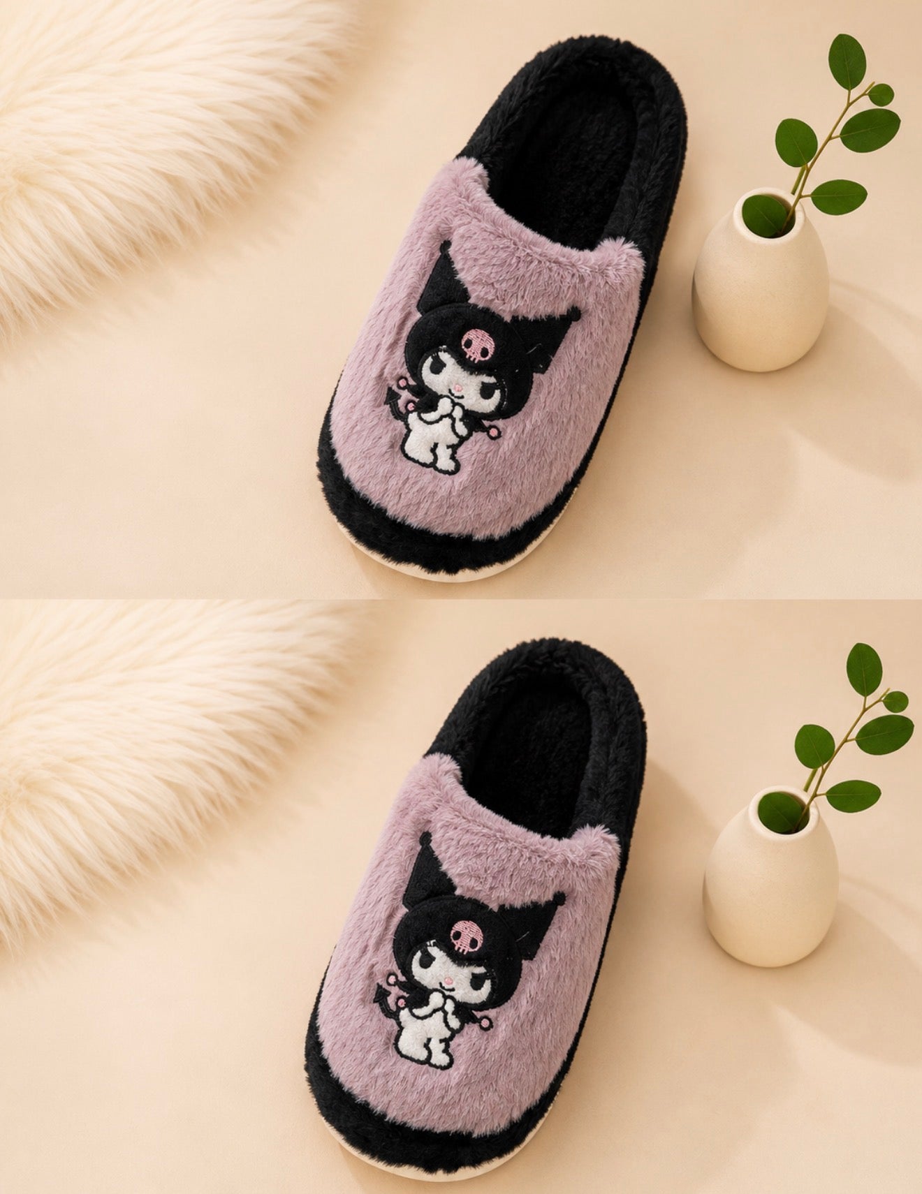 Pantuflas Kawaii Afelpadas