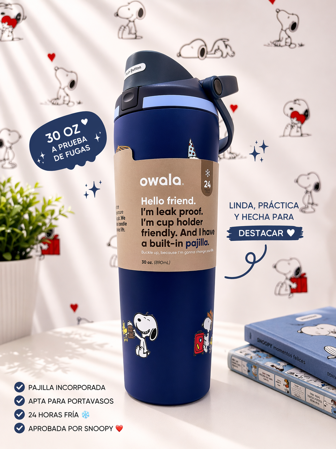 Owala Snoopy 30 onz