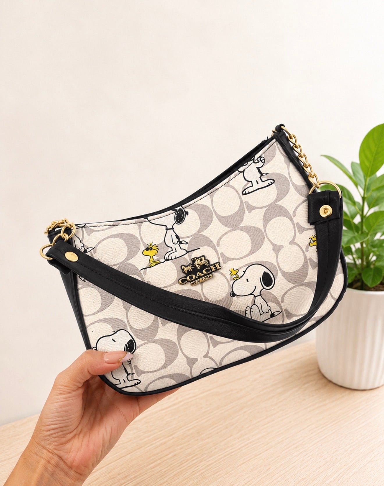 Bolso Baguette Snoopy