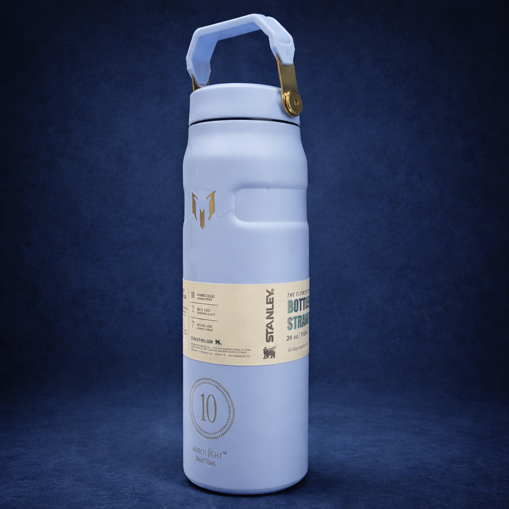 ✨ Botella tipo Stanley Messi ⚽💙