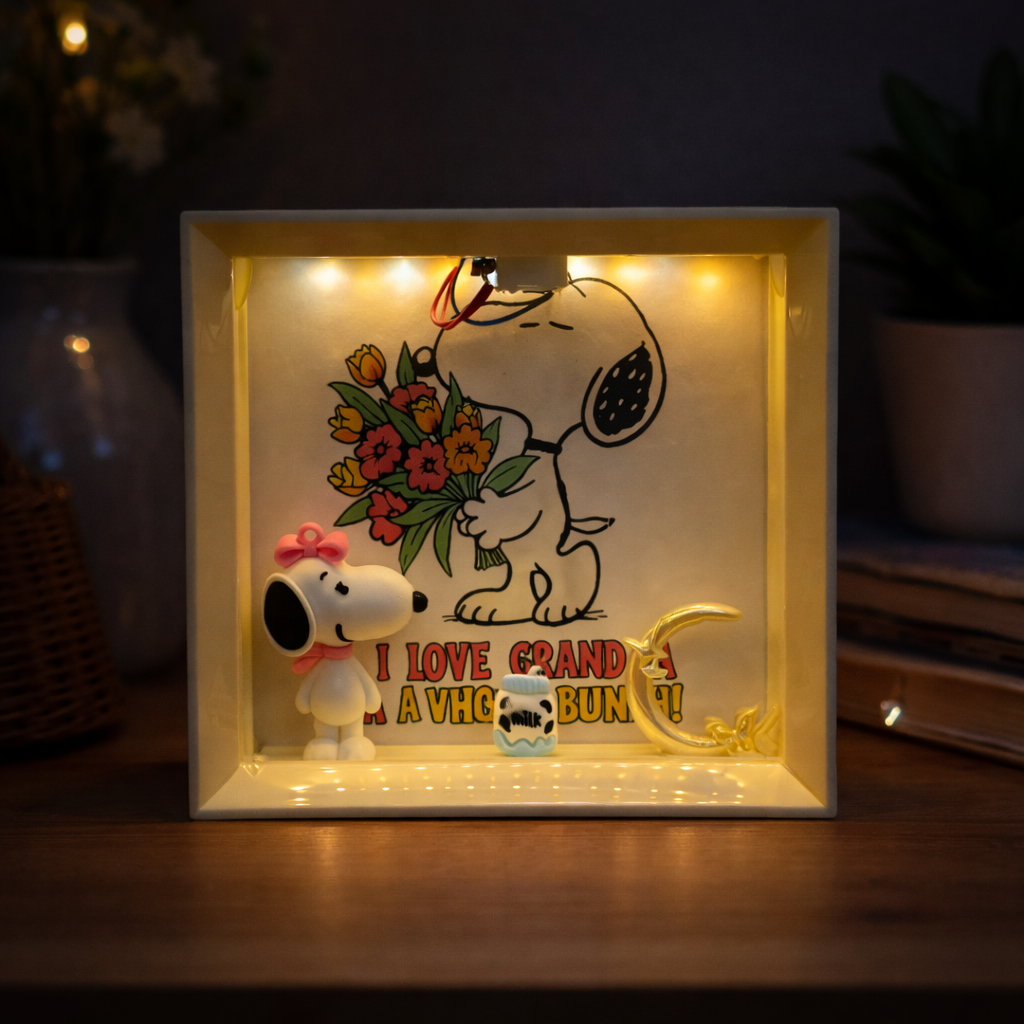 💡 Lámpara Decorativa Snoopy