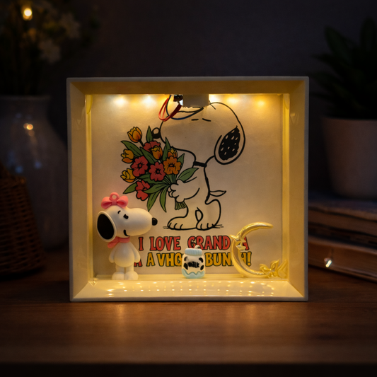 💡 Lámpara Decorativa Snoopy