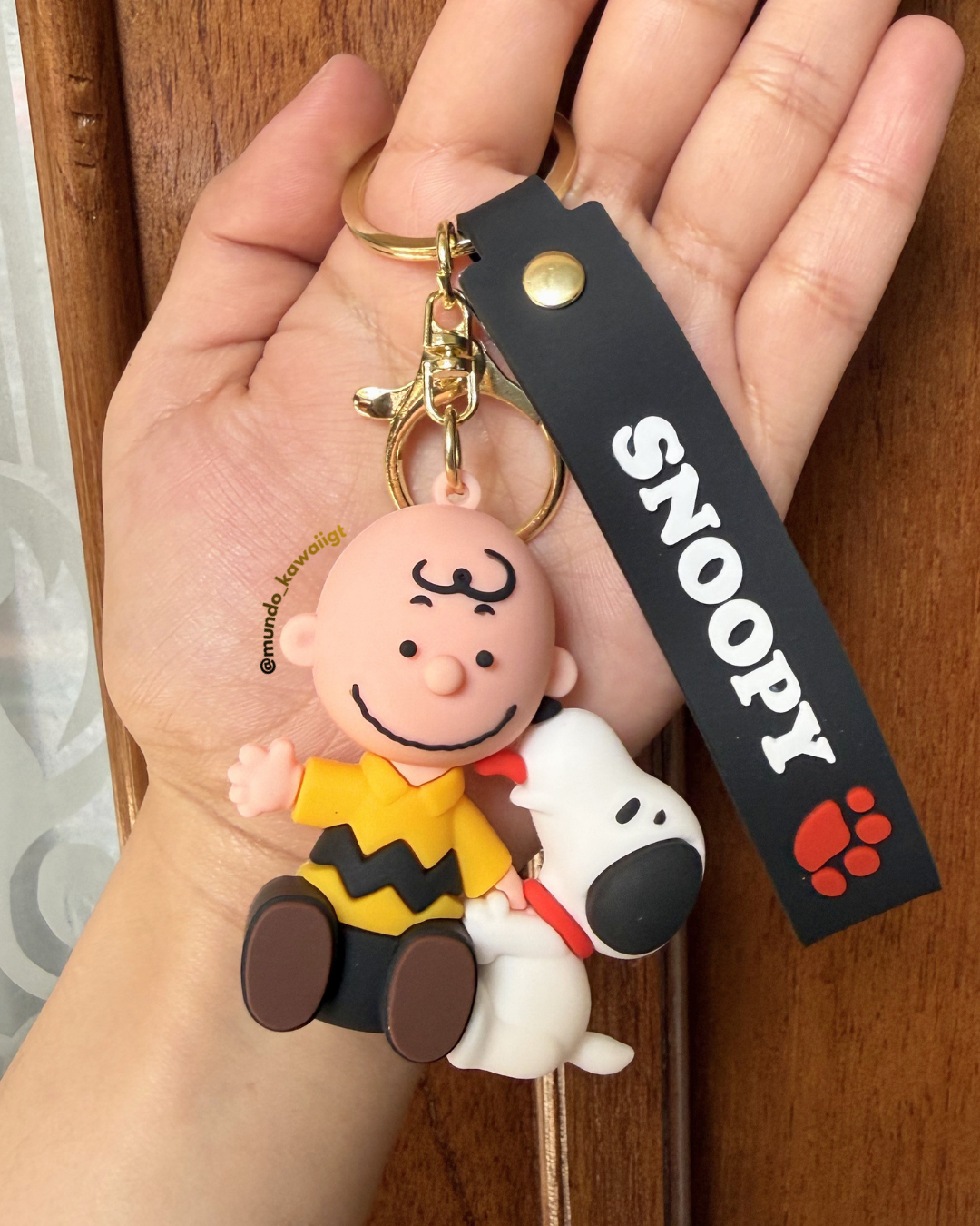 Llaveros Snoopy goma