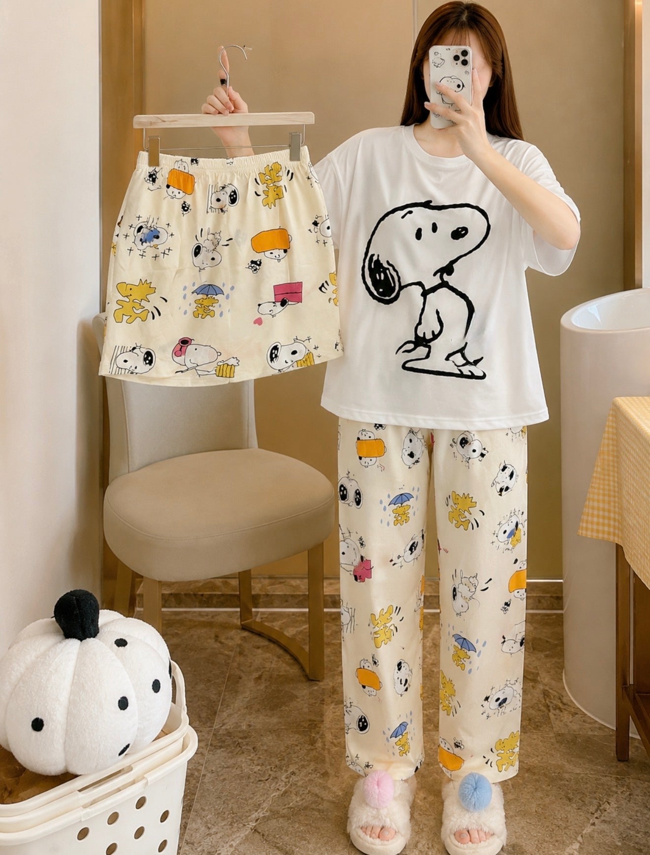 Pijama Snoopy 3 Piezas – Comodidad para todo el año