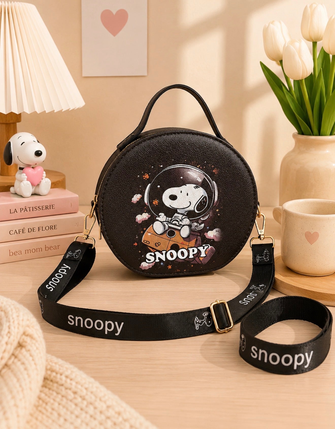 Carteras Redondas Snoopy