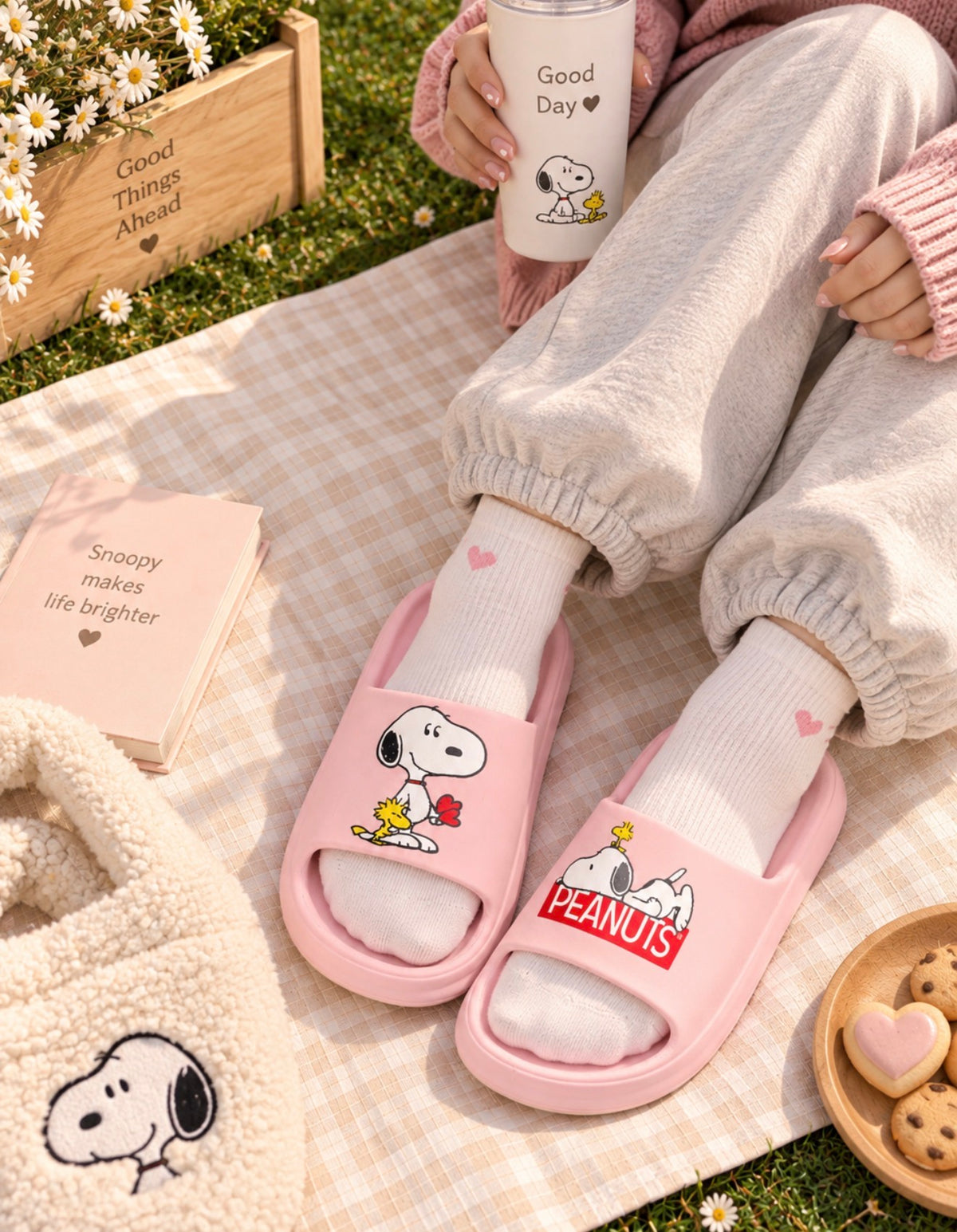Sandalias Snoopy Peanuts