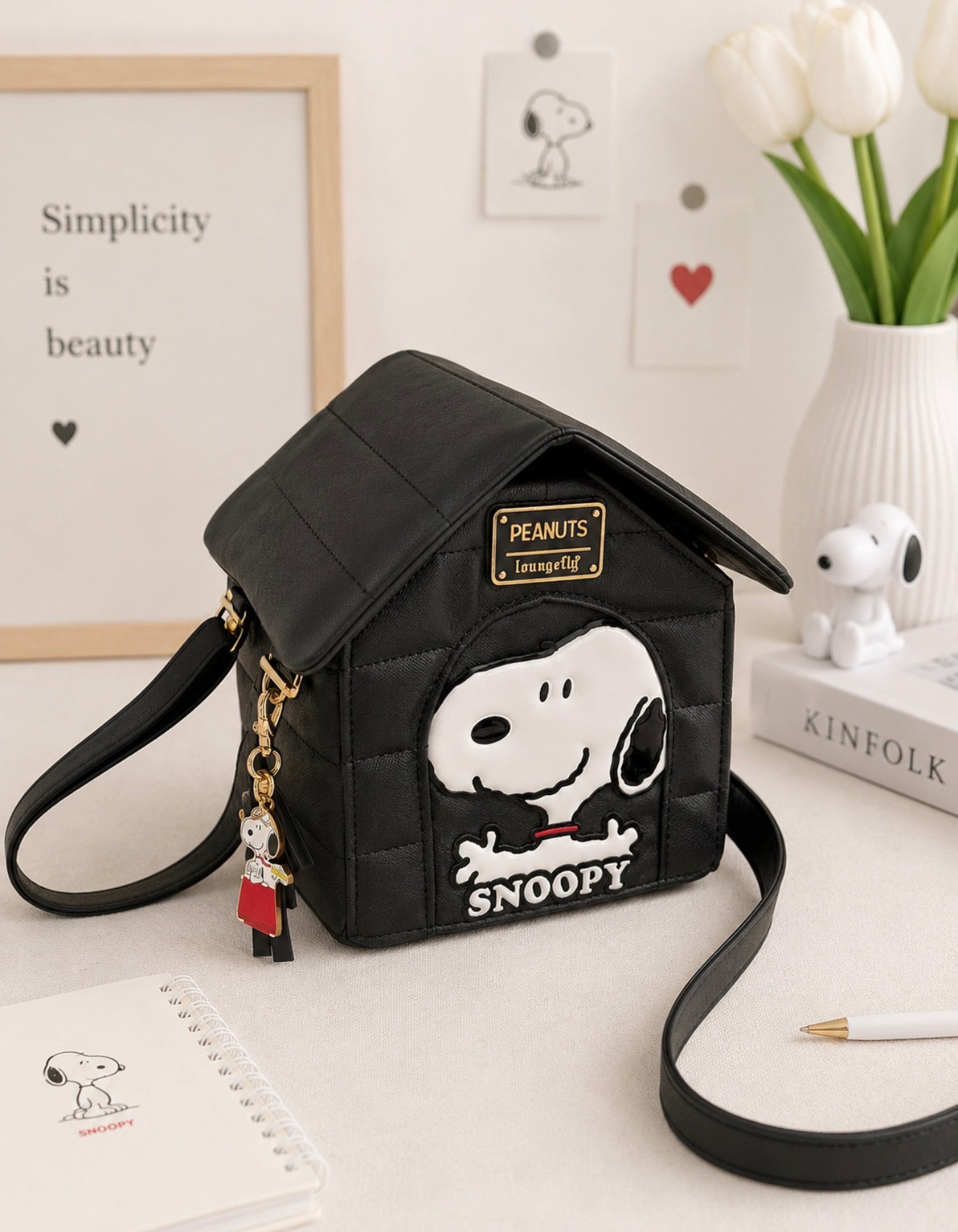 Cartera Snoopy Casa