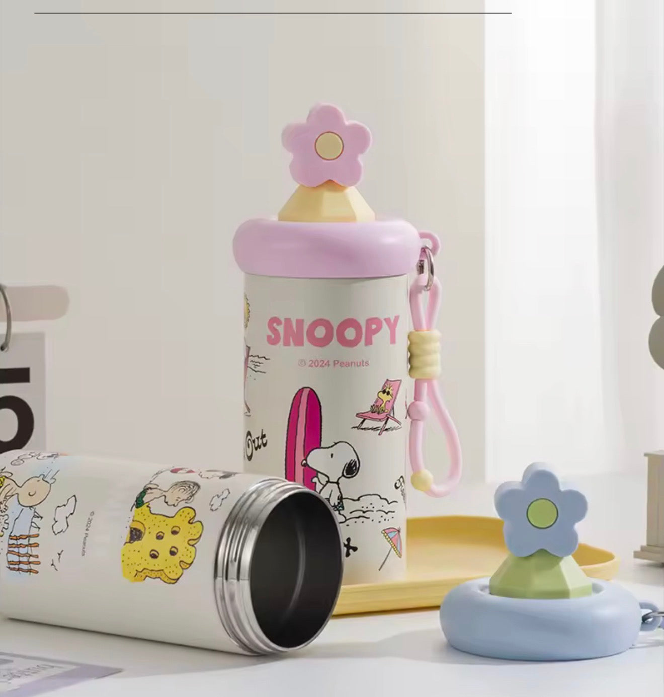 Vaso Térmico Snoopy Flower 600ML