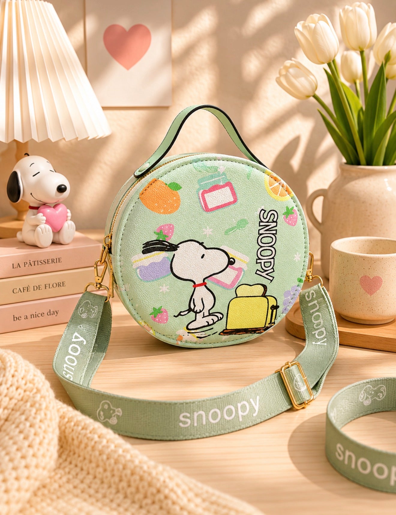 Carteras Redondas Snoopy